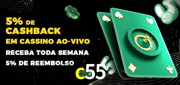 Promoções do cassino ao Vivo c55